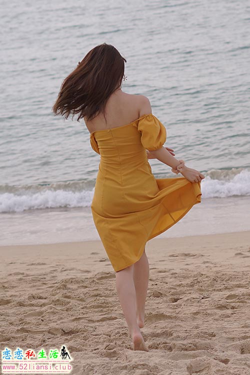 [黑川] NO.059 海岛之旅-黄色连衣裙【19P/132M】